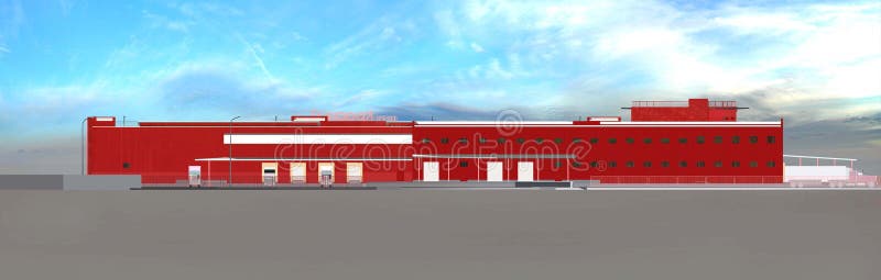 Shopping Mall stock illustration