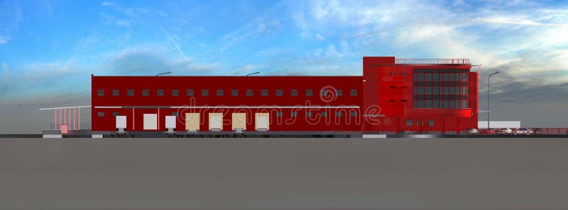 Shopping Mall vector illustration