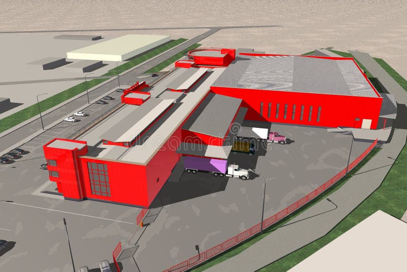 Shopping Mall vector illustration