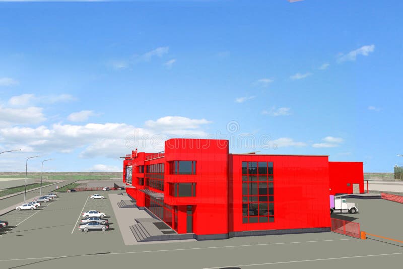 Shopping Mall vector illustration