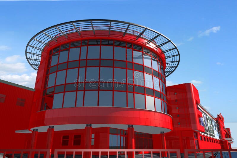 Shopping Mall stock illustration