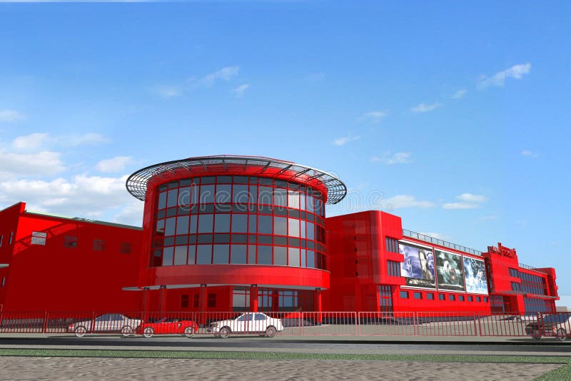 Shopping Mall stock illustration