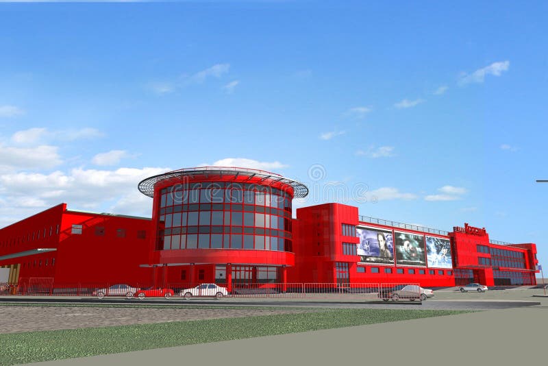 Shopping Mall stock illustration