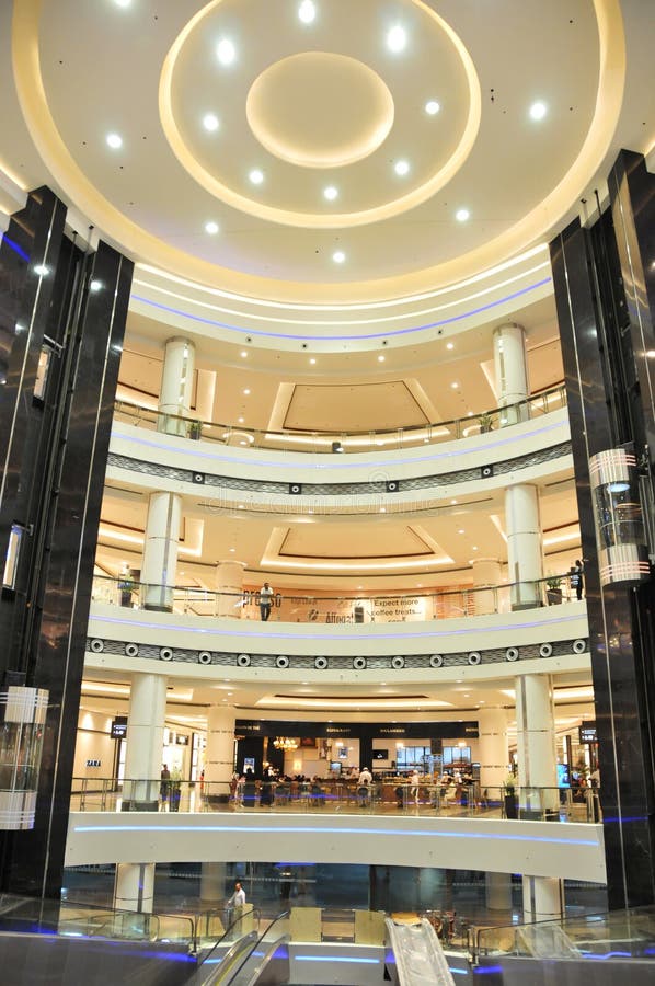 Shopping Mall Interior Design in Dubai Editorial Stock Photo Image of shopping, interior