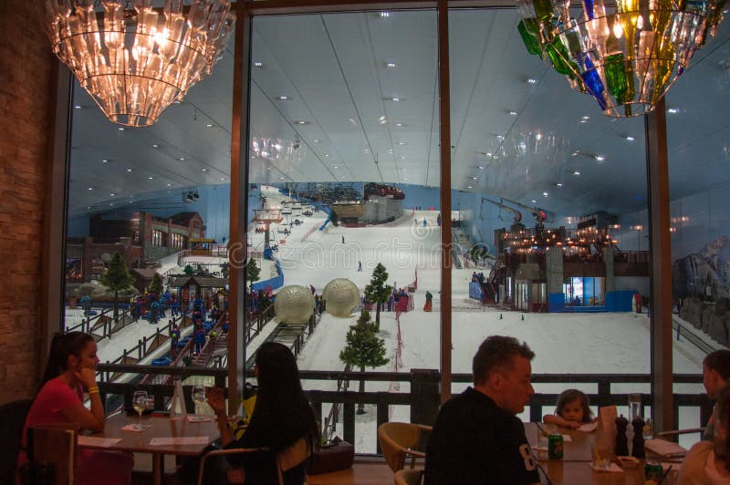 Shopping Mall with Ski Station, Dubai, UAE Editorial Photo Image of