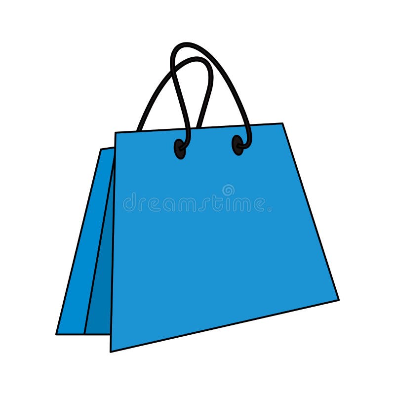Color shopping bags. Discount concept. Vector illustration By Microvector