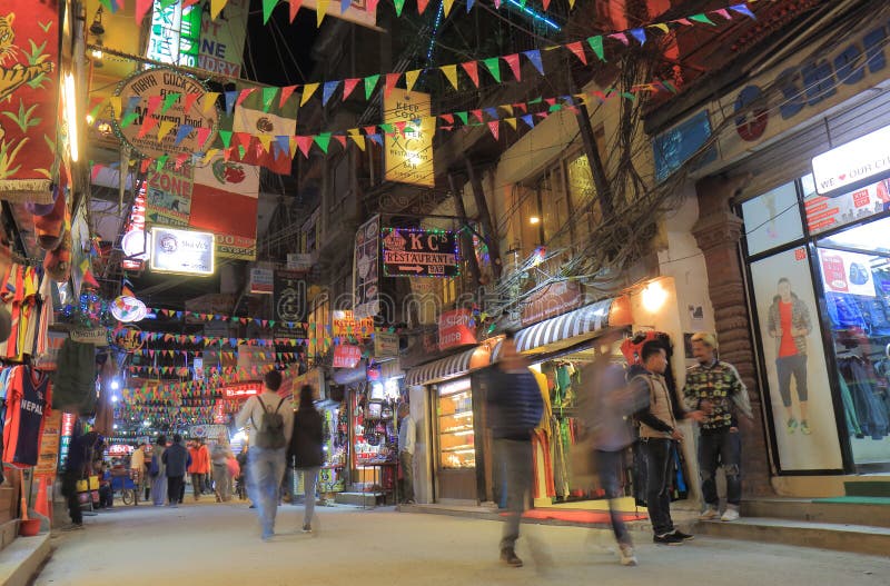 Shopping Street Kathmandu Nepal Editorial Stock Photo - Image of
