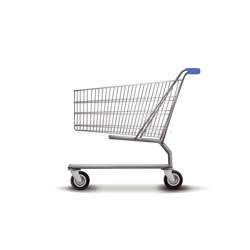 Shopping Trolley royalty free illustration