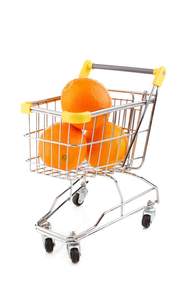 Shopping Trolley and Bananas Stock Photo Image of fresh, fruity 23067892