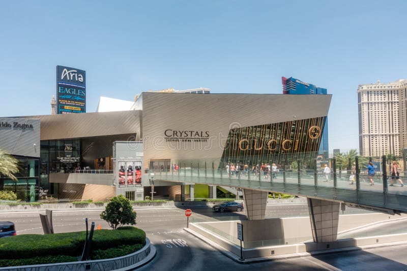 Louis vuitton store crystals citycenter hi-res stock photography
