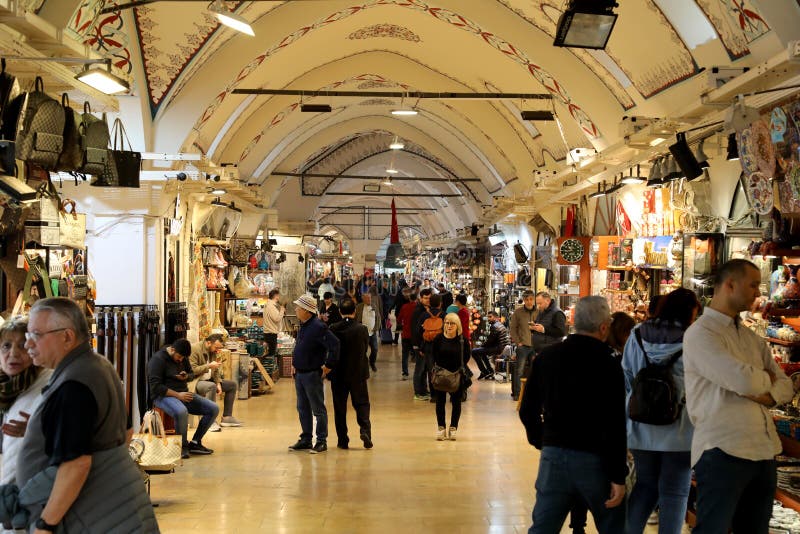 Shops in the Grand Bazaar in Istanbul Editorial Photography Image of
