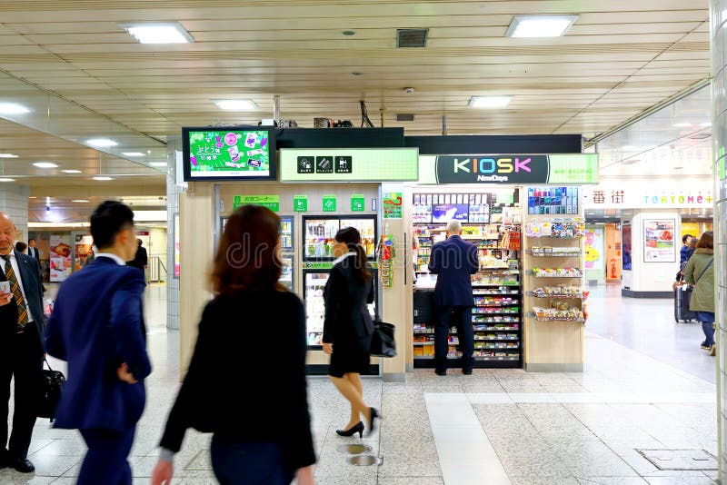 Japan Shops in Train Station Editorial Image Image of station, shops 104330405