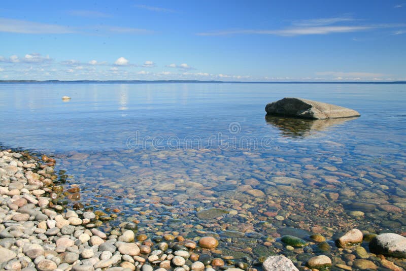 Shore of Lake Ladoga stock photo. Image of sunny, destinations 26863956