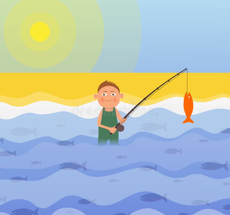 1,337 Boy Fishing On The Beach Stock Photos, High-Res Pictures