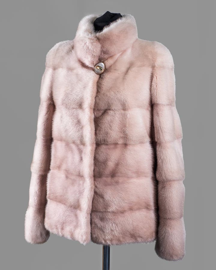 blonde mink coat