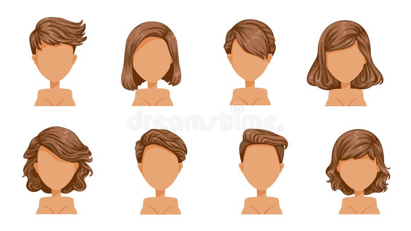 Hair women stock illustration. Illustration of games - 126763856