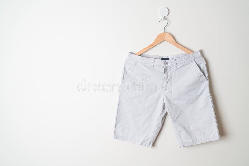 Short Pants Hanging on Wall Stock Image - Image of costume, outerwear ...