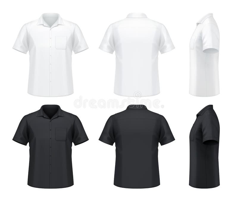 Buttoned Shirt Stock Illustrations – 223 Buttoned Shirt Stock ...