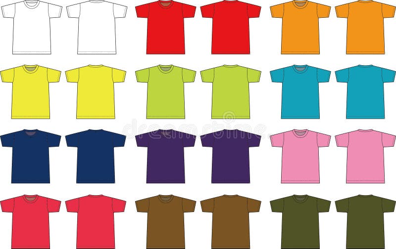 Tshirts illustration stock vector. Illustration of clothes - 4615497