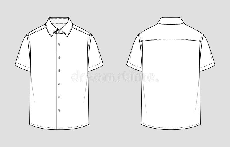 Button Shirt Mockup Stock Illustrations – 3,643 Button Shirt