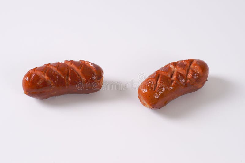 Short thick sausages stock photo. Image of ingredient 78675092