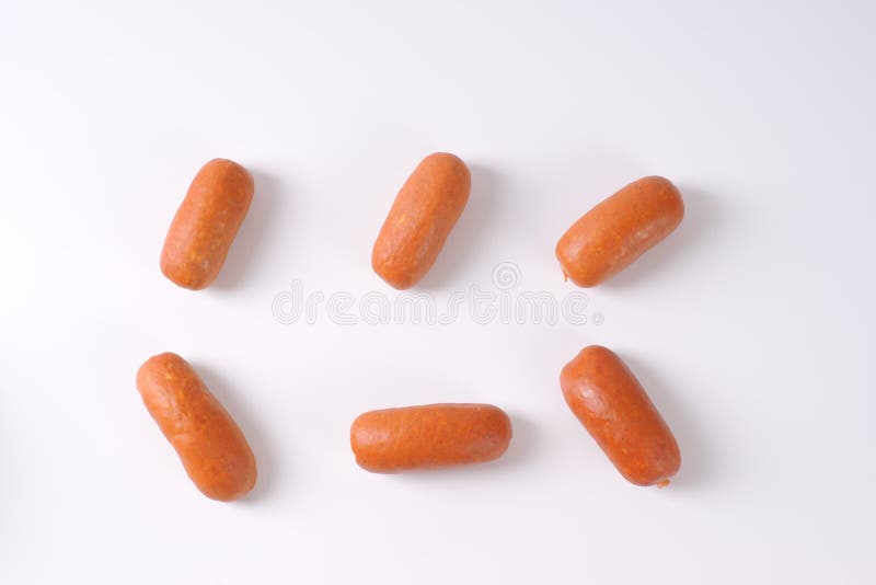 Short thick sausages stock photo. Image of ingredient 78674296