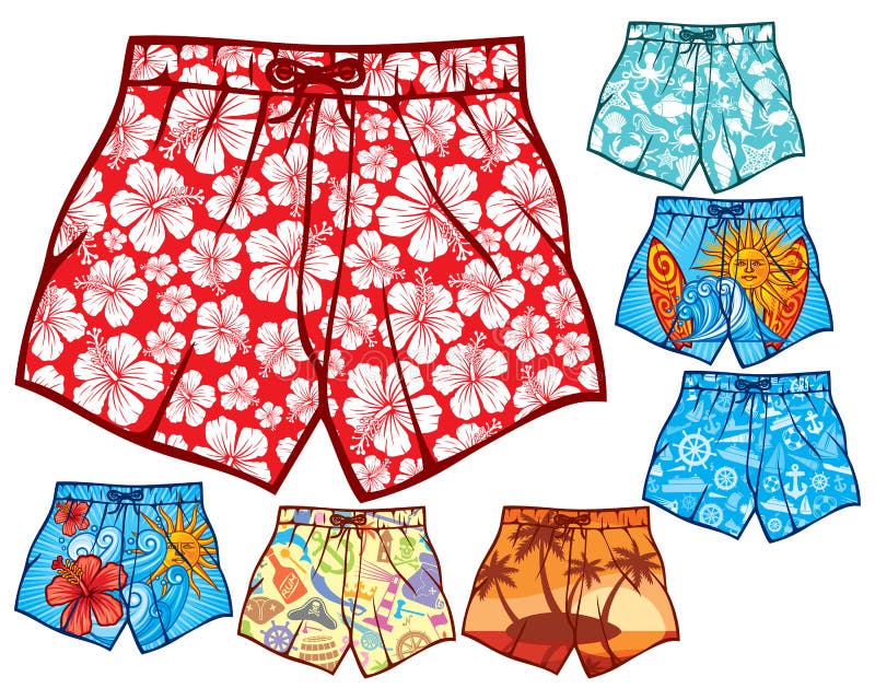 Short de bain illustration stock