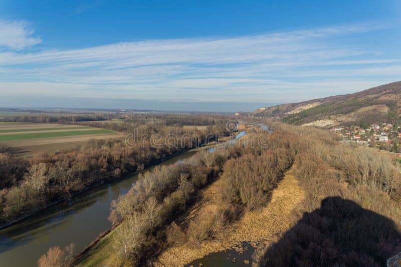 Záber Devín Bratislava Slovensko