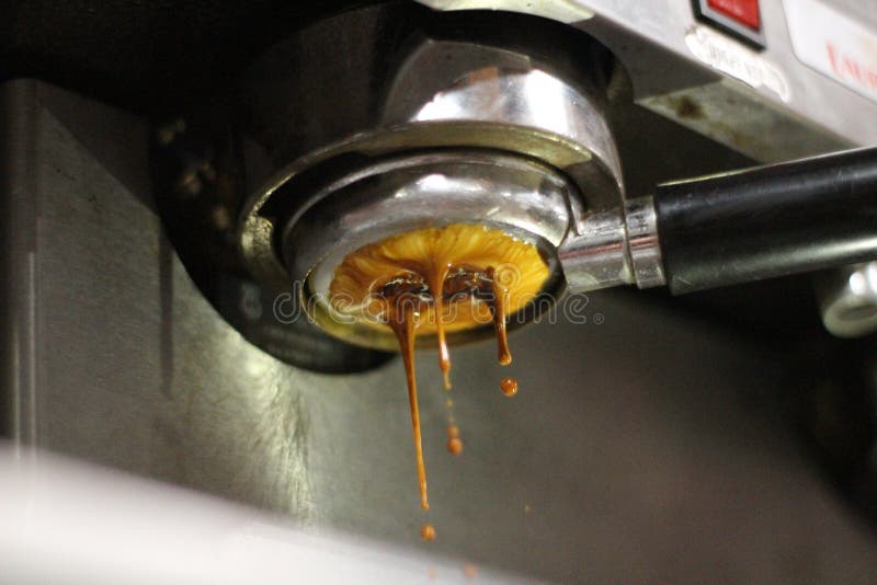 Shot of Espresso Coffee Pulling Stock Photo Image of coffee, ethiopia