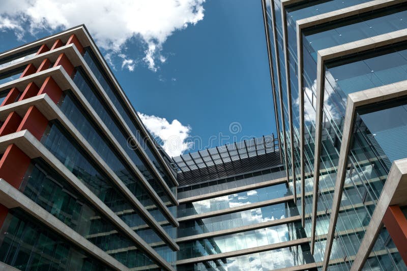 Shot of modern building stock image