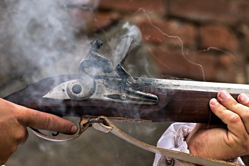 A shot of the old rifles stock image. Image of black 52244607