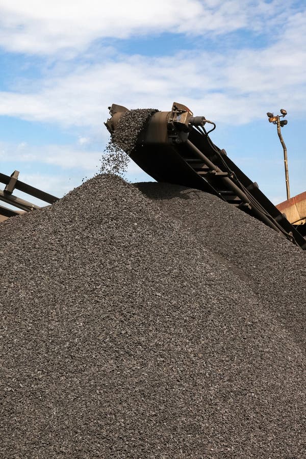 Shot of the process of working in area of Manganese mining in South Africa royalty free stock image.