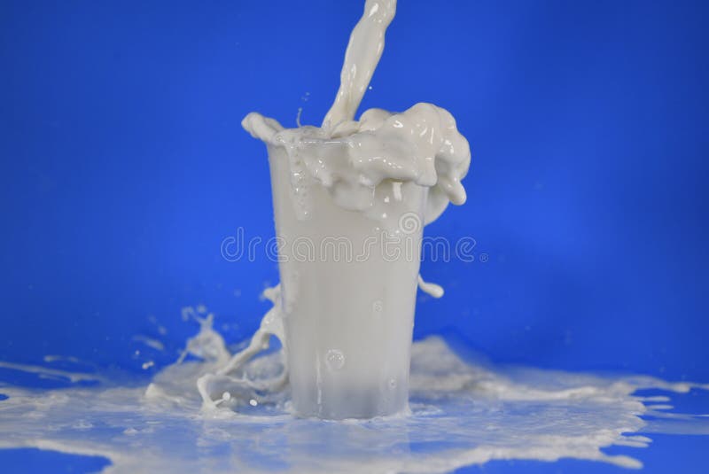 Shot of Splashing Milk from a Cup Stock Photo Image of stream
