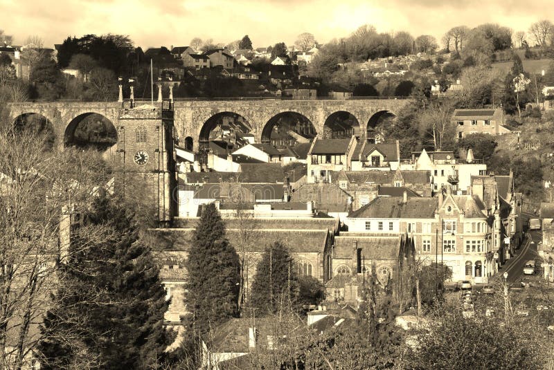 Tavistock stock image. Image of panorama, village, tavistock 30131277