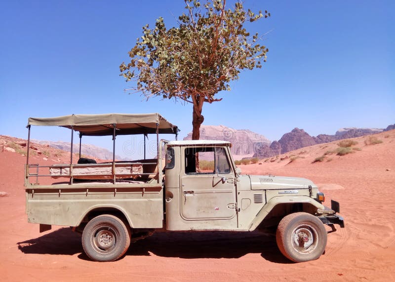 Wadi Rum desert cruising in Jordan stock images Wadi Rum desert cruising in Jordan stock images