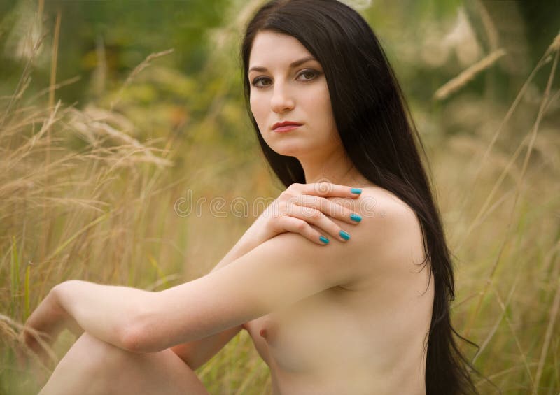 Black Hair Girl Nude