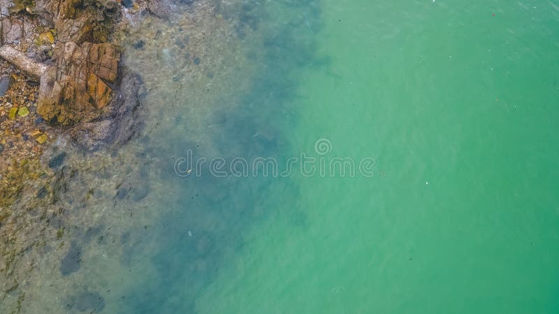 A Shot of Waves Hitting Rocks on Ocean Coast Stock Photo - Image of ...