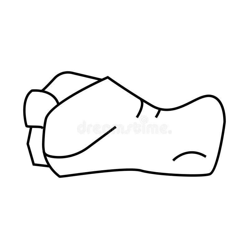 Ilustrarea vectorului pictogramei pentru linia articulației umărului royalty free illustration