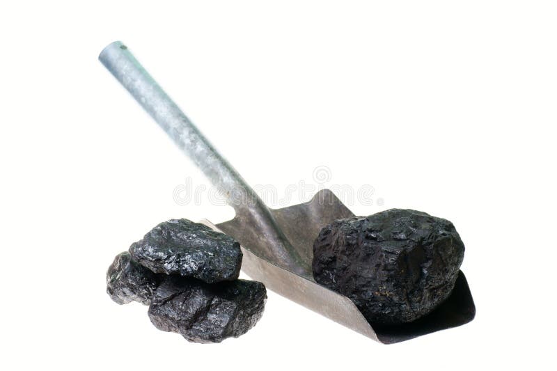 Shovel and coal stock photo. Image of spade, dirty, energy 7279644