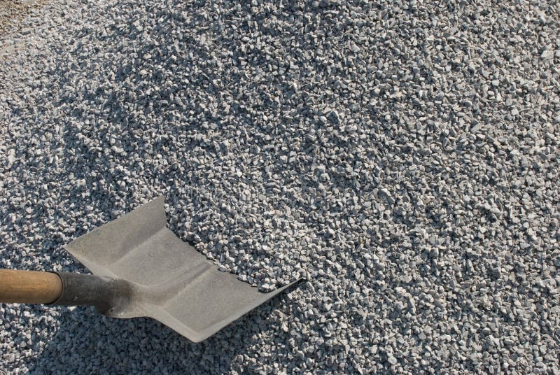 Shovel and gravel stock image. Image of tool, industry 6330443