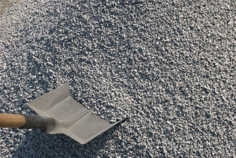 Shovel and gravel