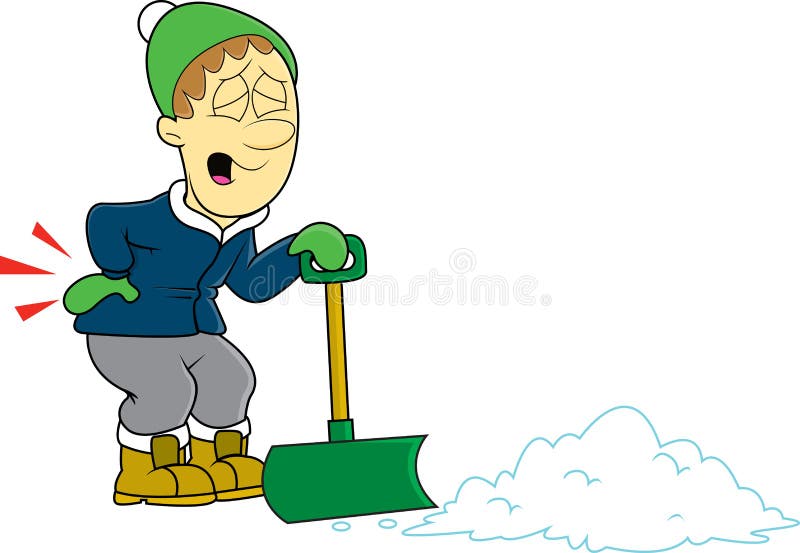 Man Shoveling Snow Stock Illustrations 265 Man Shoveling Snow Stock