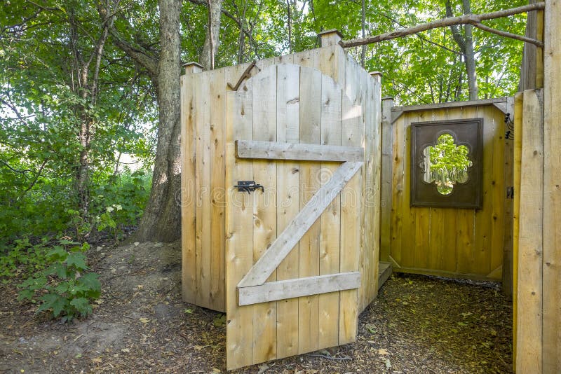 Shower Facilities at a Camping Site Stock Photo Image of america