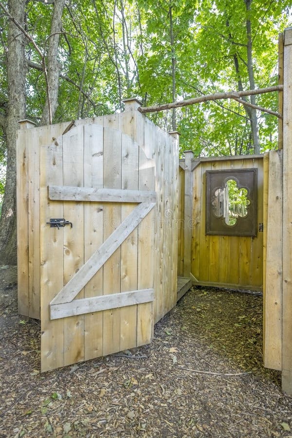 Shower Facilities at a Camping Site Stock Photo Image of america