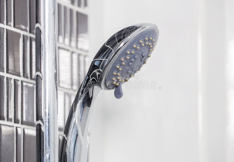 Shower head in bathroom stock photo. Image of closed 94213200