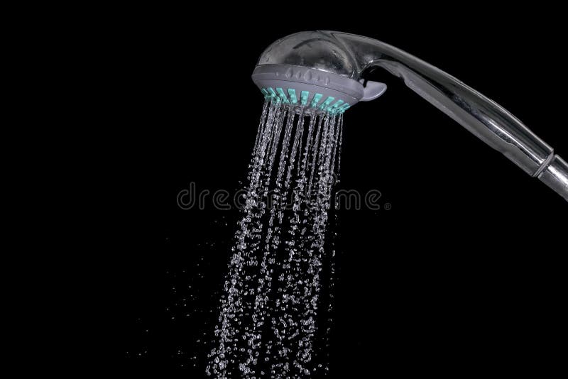 Shower head stock photo. Image of droplet, interior, bathroom 78350868