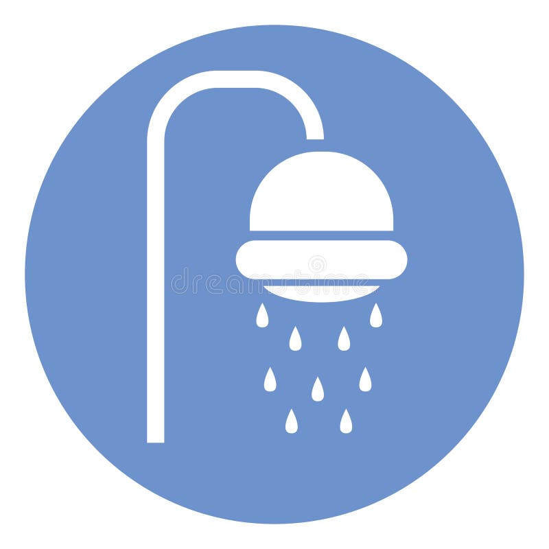 Shower head, icon stock vector. Illustration of realistic 259784107