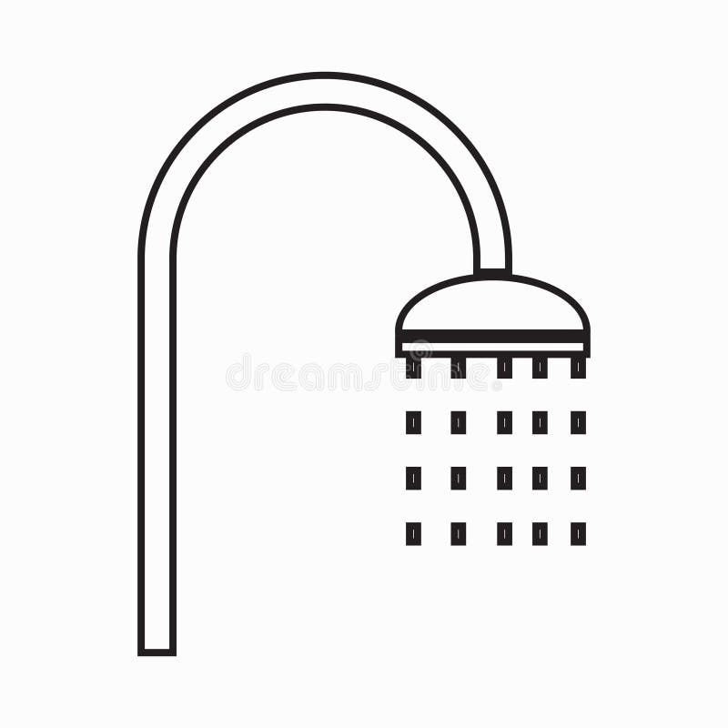 Shower Pipe. Vector Illustration Decorative Design Stock Vector