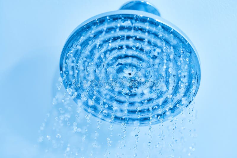 Shower water flowing stock image. Image of flow, nozzle 109694119