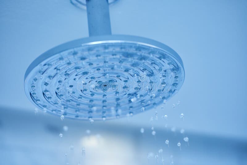 Shower water flowing stock image. Image of bath, stream 257994771